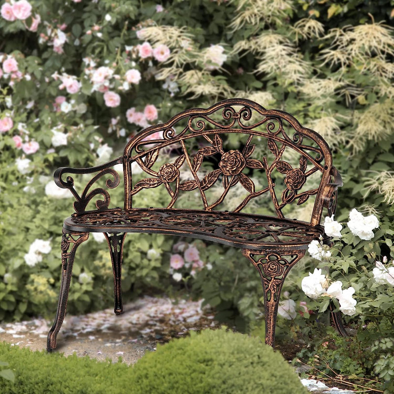 Wayfair metal bench hotsell